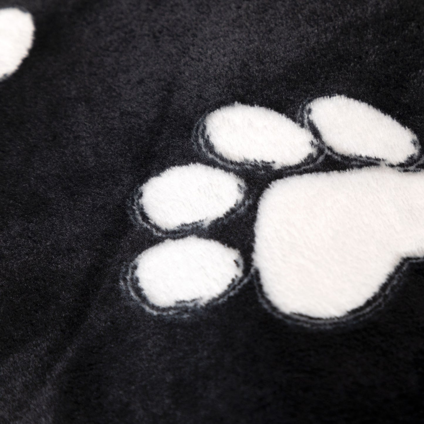 Paw Print Plush Sherpa Fleece-Lined Vest