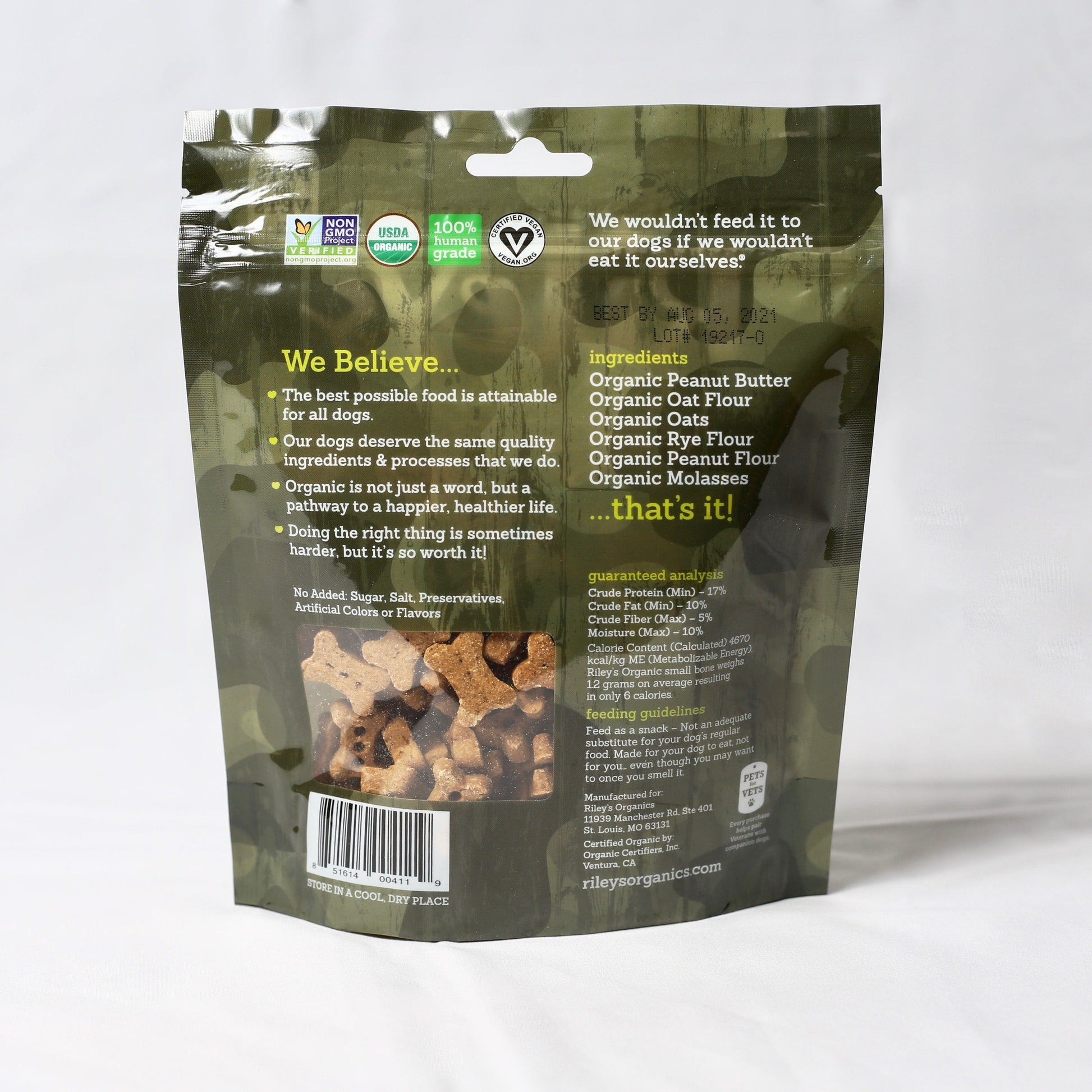 Riley's Organic - Riley's Organic Pets For Vets Dog Treats