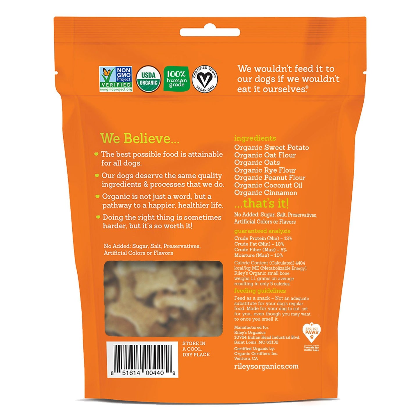 Riley's Organic - Riley's Organic Sweet Potato Dog Treats