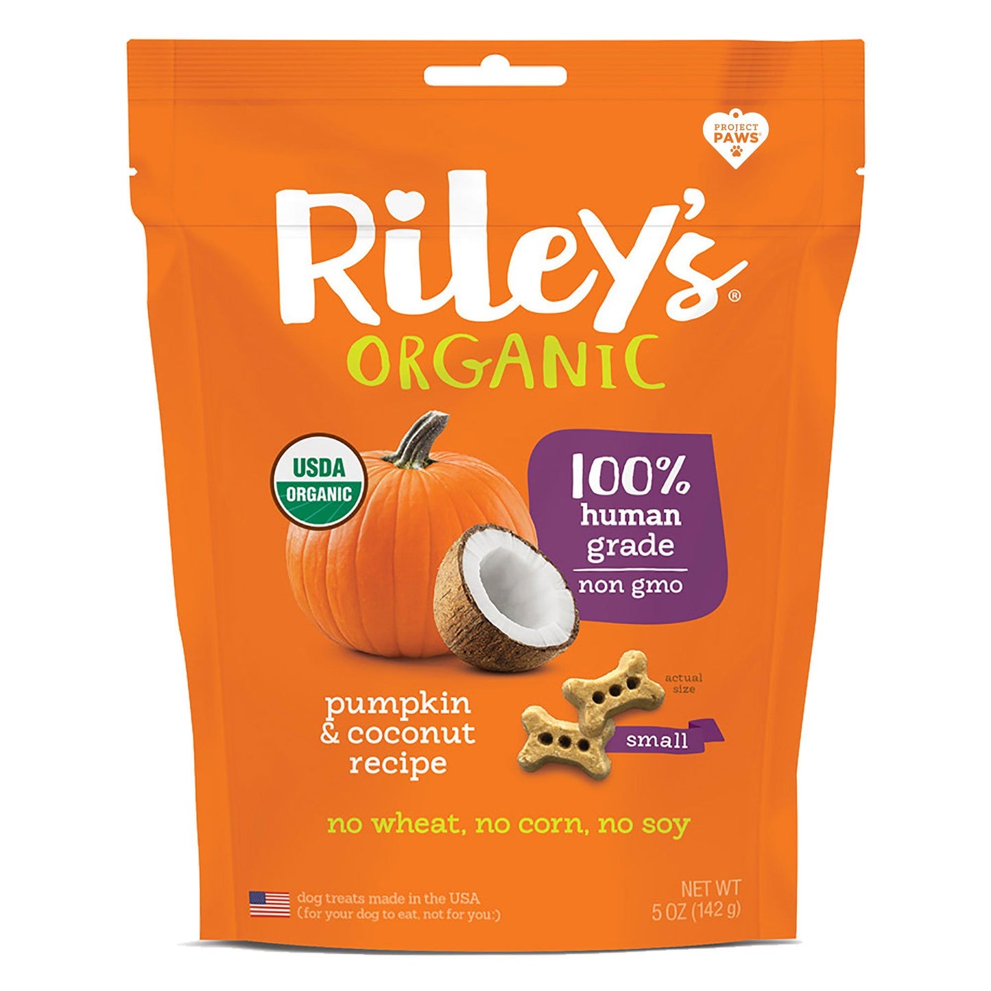 Riley's Organic - Riley's Organic Pumpkin And Coconut Dog Treats