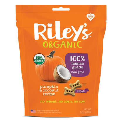 Riley's Organic - Riley's Organic Pumpkin And Coconut Dog Treats