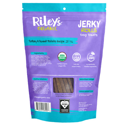 Organic Turkey & Sweet Potato Jerky Rolls