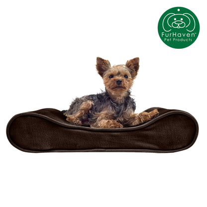 FurHaven Orthopedic Microvelvet Luxe Lounger Pet Bed