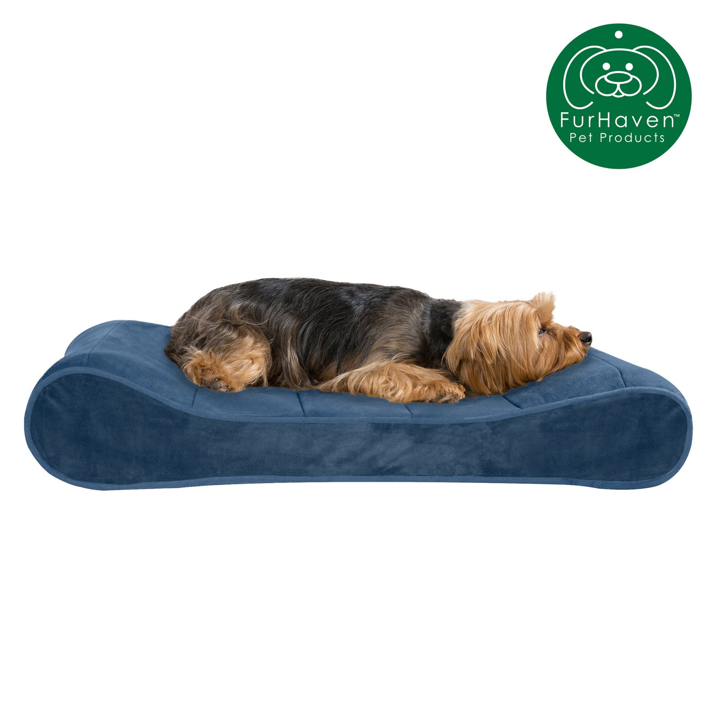 FurHaven Orthopedic Microvelvet Luxe Lounger Pet Bed