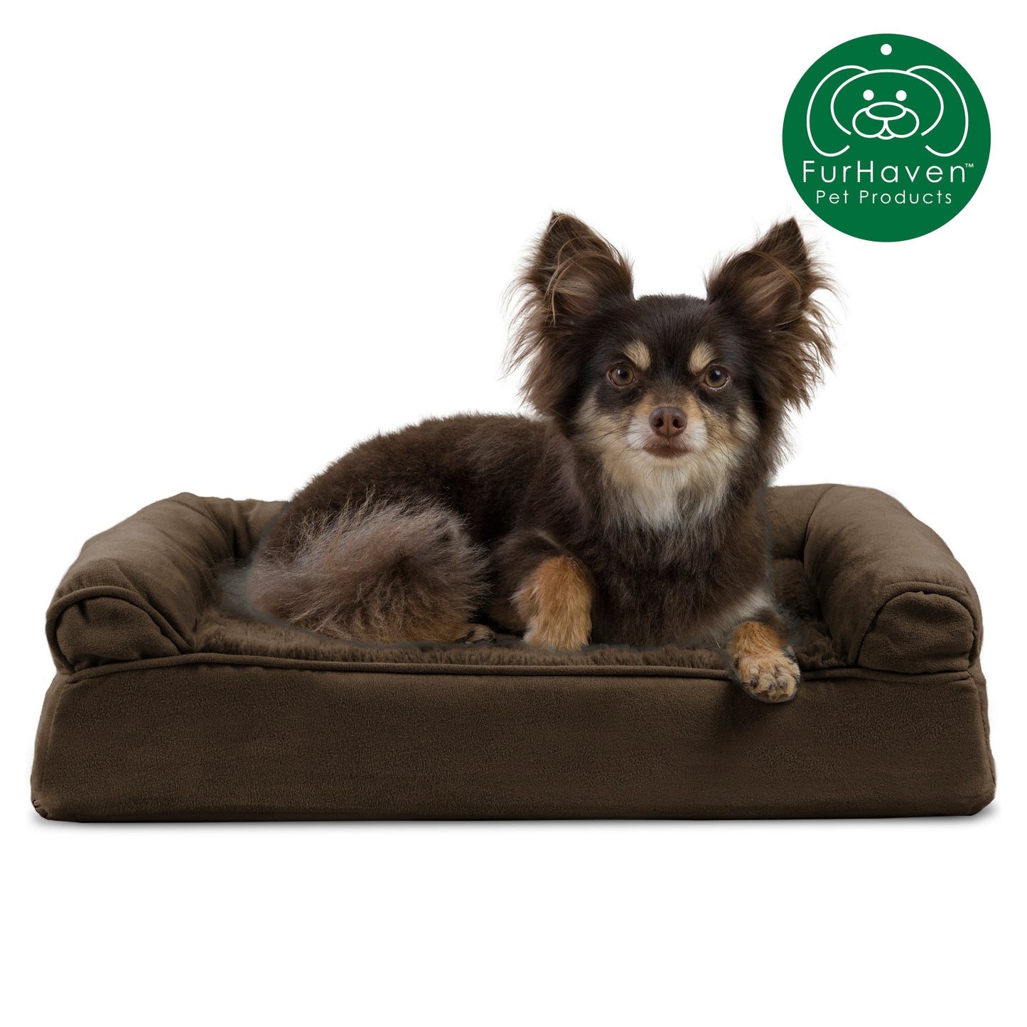 Convolute Ultra Plush Sofa-Style Pet Bed