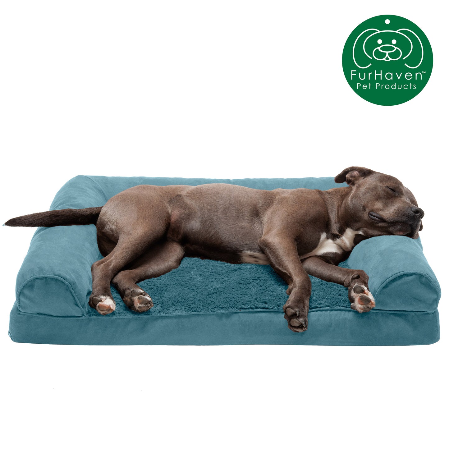 Convolute Ultra Plush Sofa-Style Pet Bed