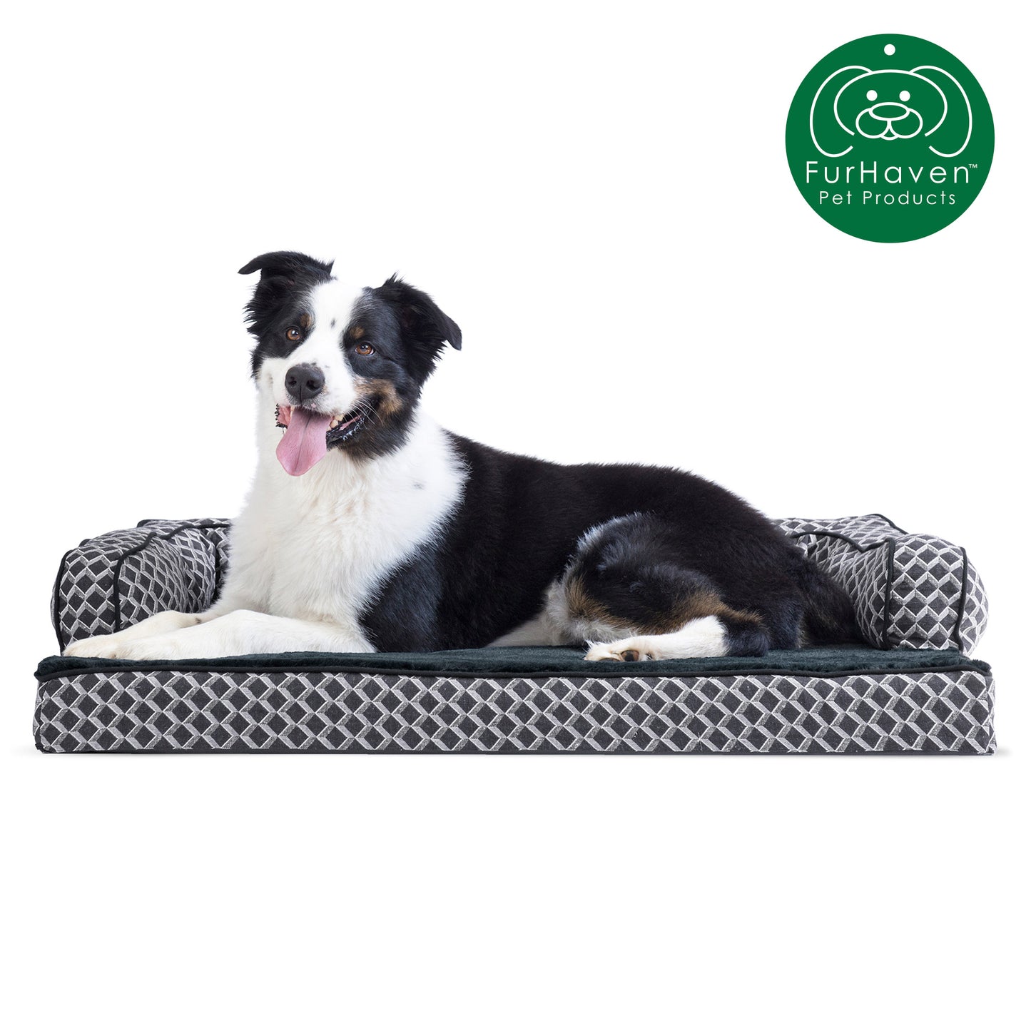 Memory Foam Plush Couch Sofa-Style Pet Bed