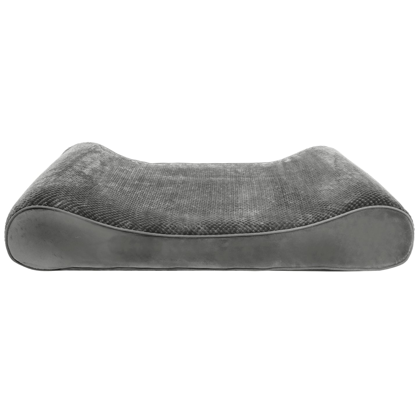 Minky Plush & Velvet Luxe Lounger Pet Bed