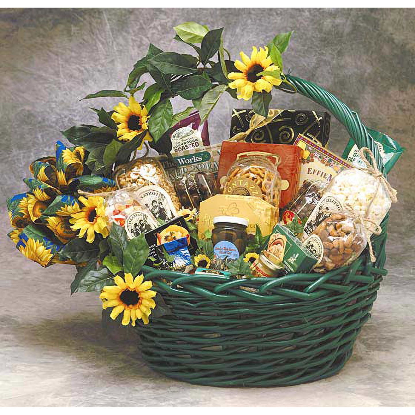 Sunflower Treats Gift Basket