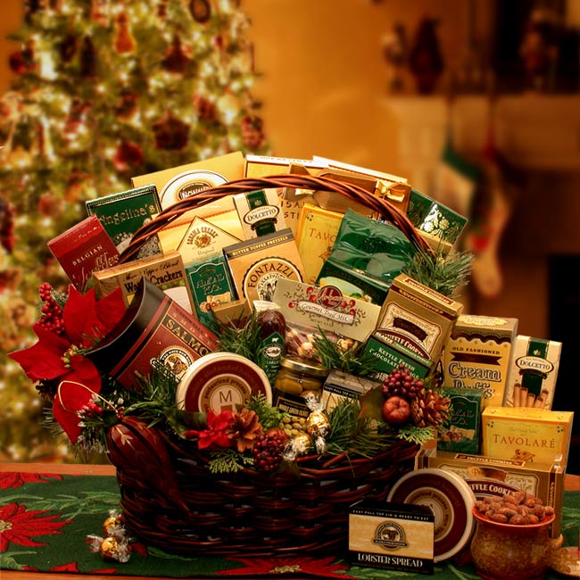 Grand Gatherings Holiday Gourmet Gift Basket - Medium