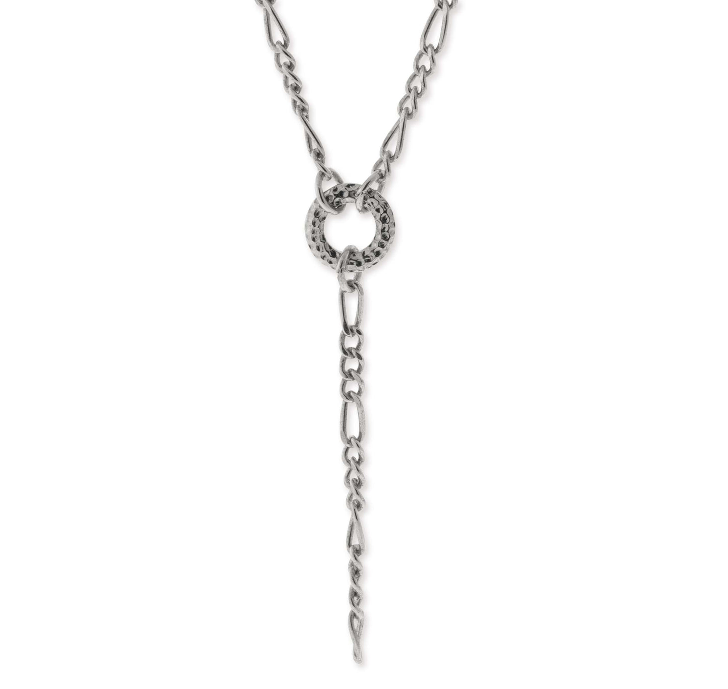 1928 Jewelry&reg; Pewter Empty Charm Necklace 20"