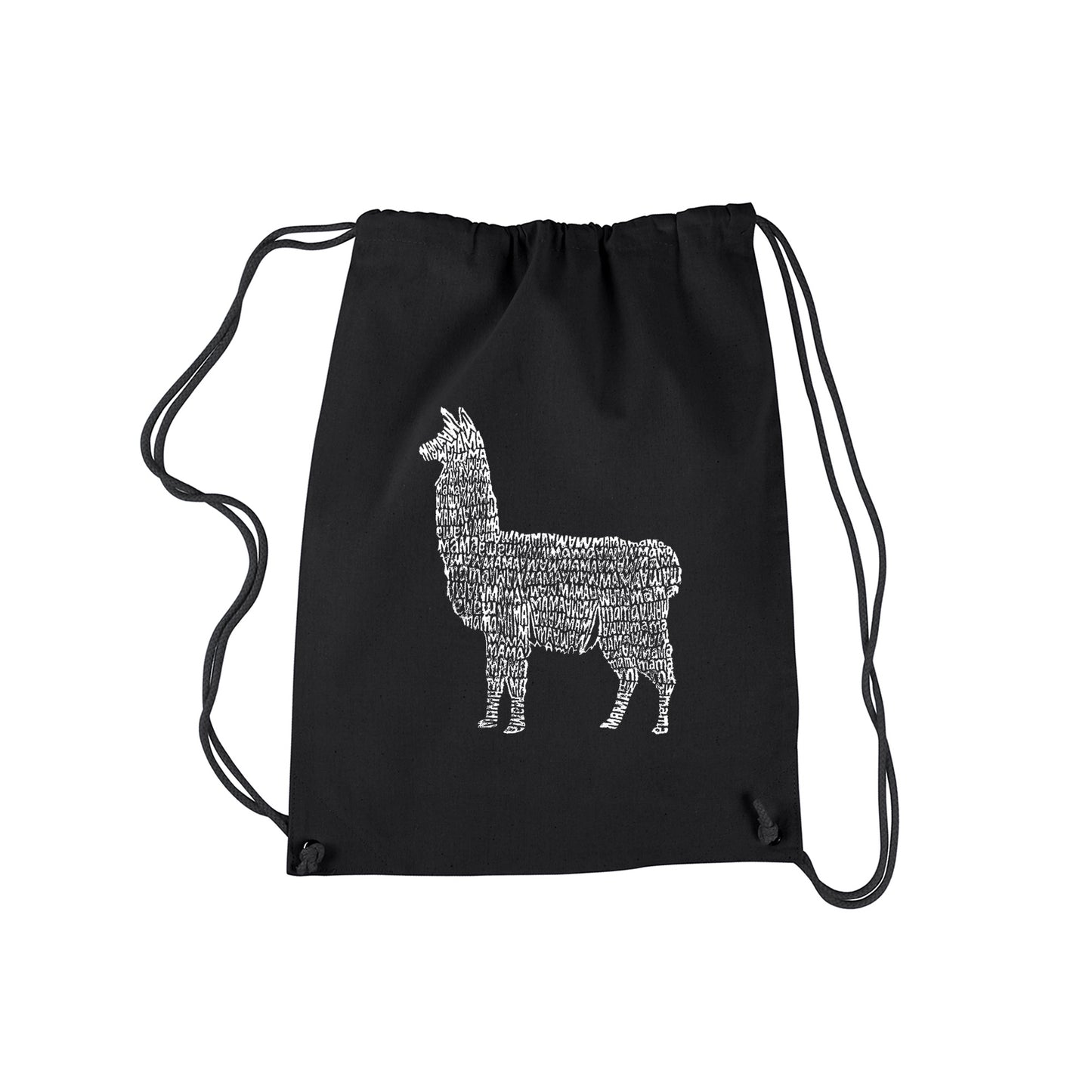 Llama Mama  - Drawstring Backpack