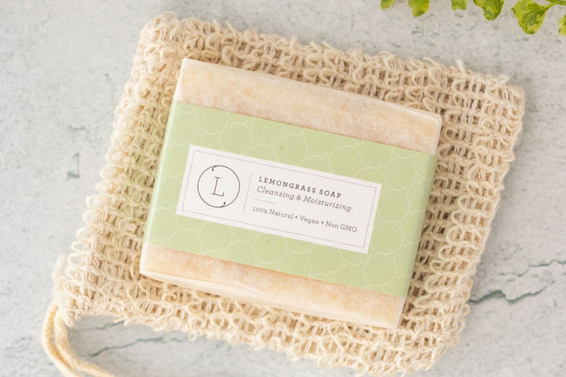 Lizush Natural Soap with Lemongrass Essential Oils