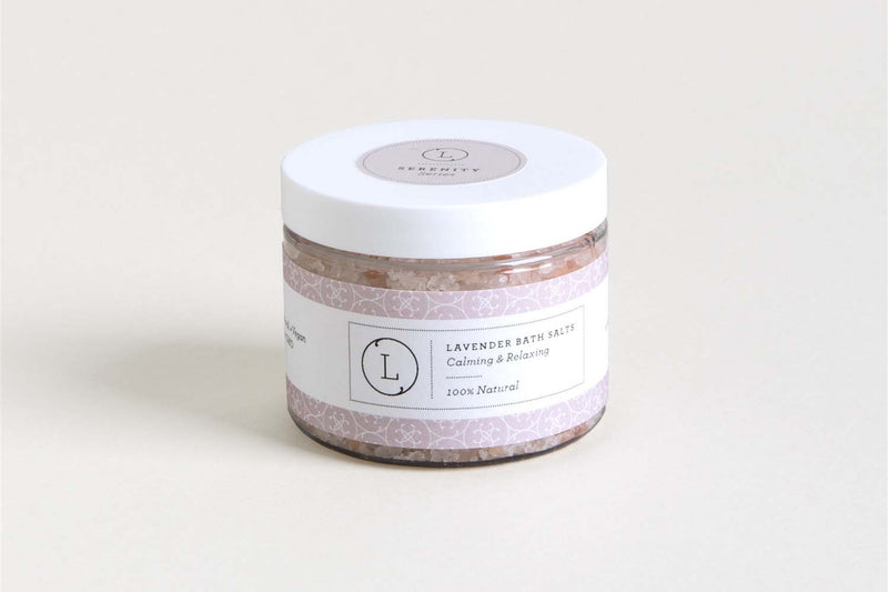 Lizush Natural Lavender Essential Oil Bath Salts