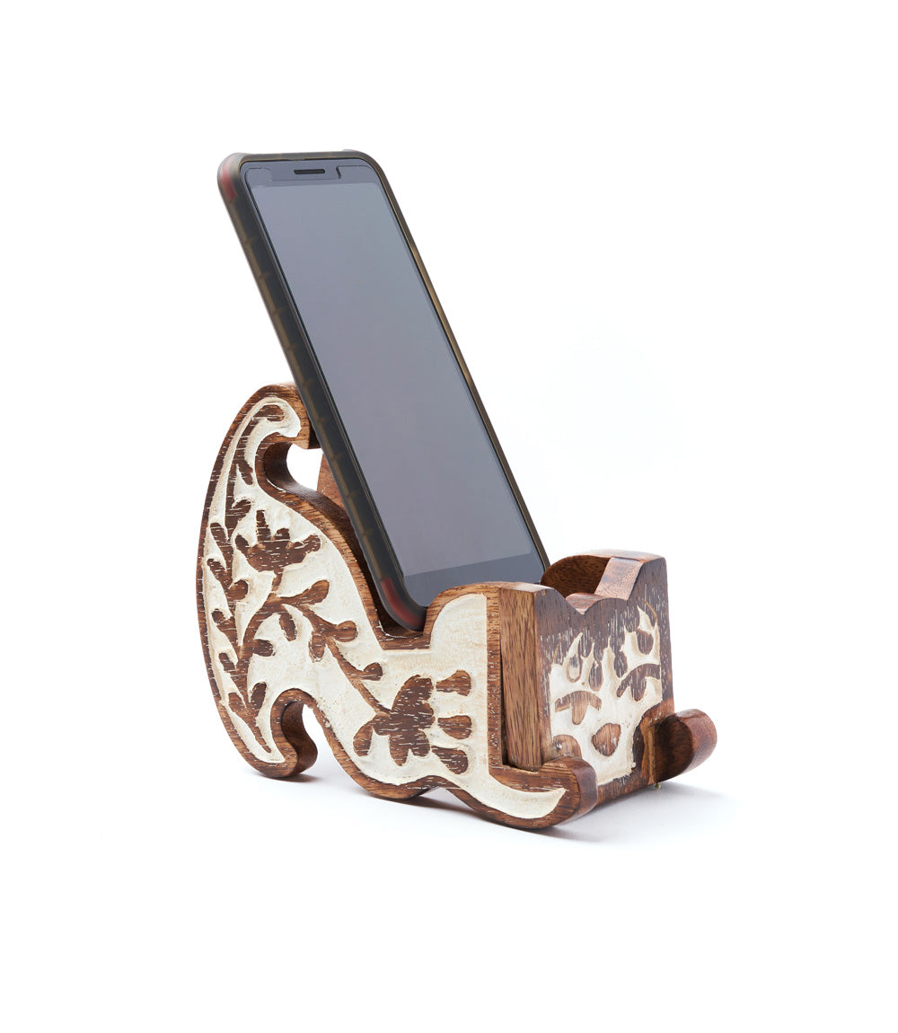 Antique Finish Smartphone Dock - Cat