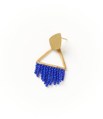 Kalapriya Earrings - Navy Diamond