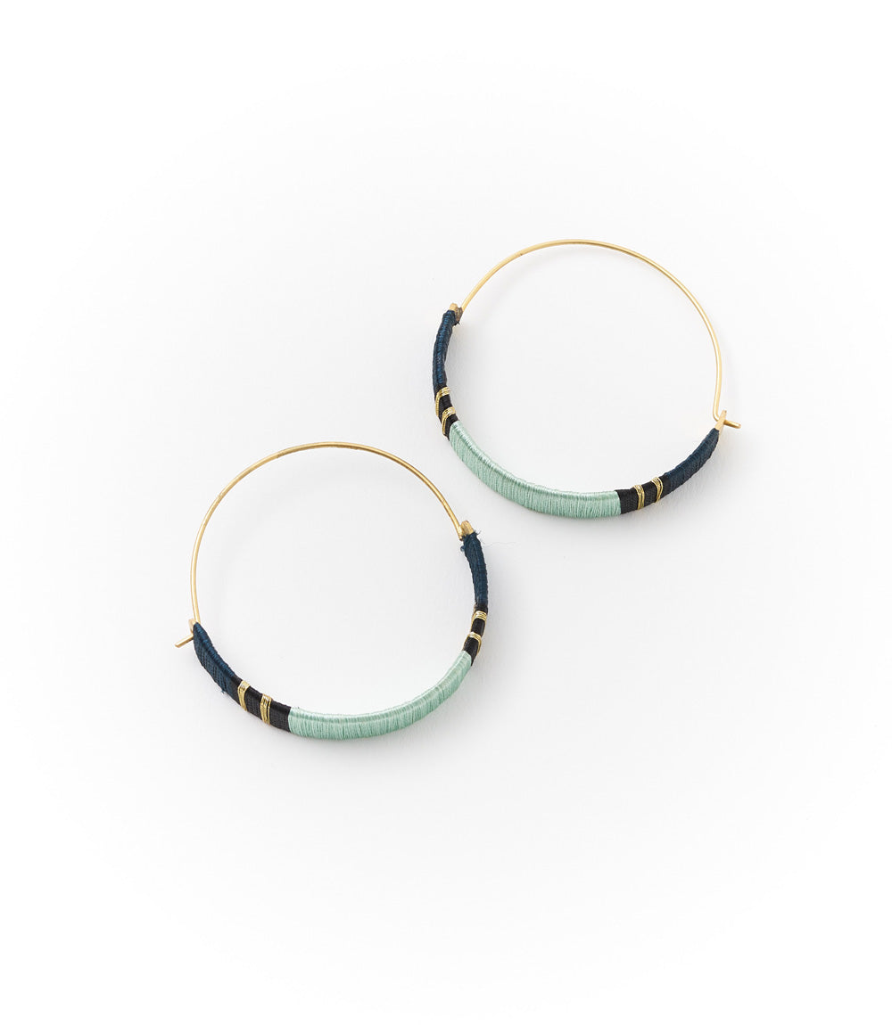 Kaia Earrings - Surf Hoop