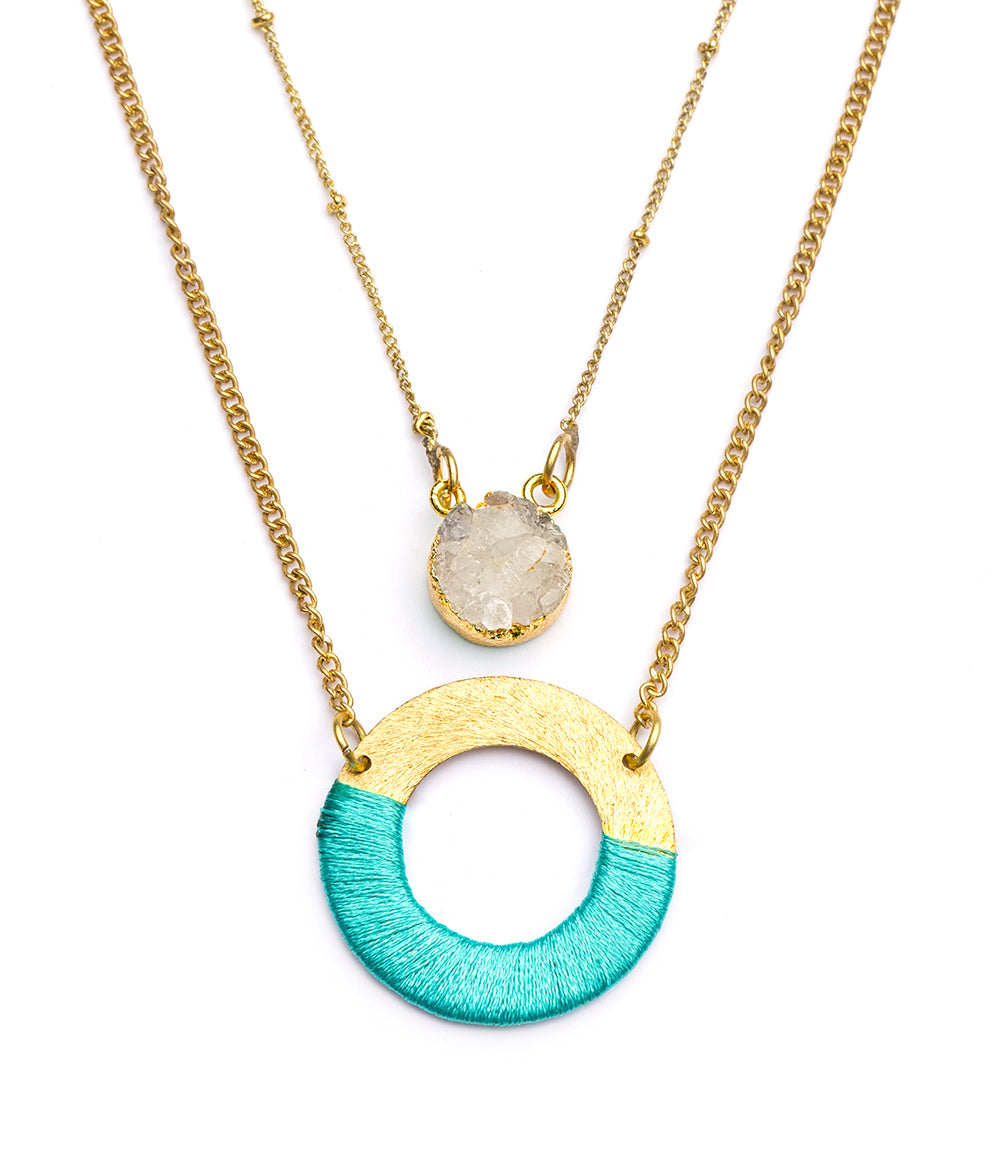 Kaia Druzy Necklace