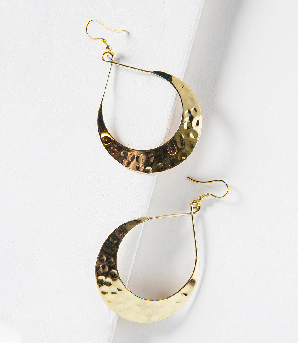 Lunar Crescent Earrings