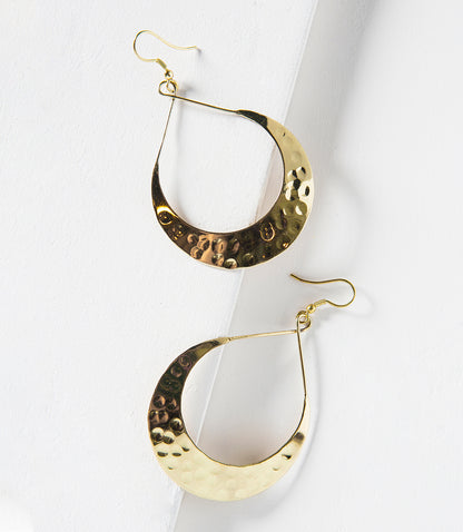 Lunar Crescent Earrings