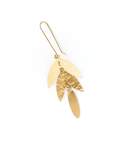 Chameli Earrings - Leaf Drop