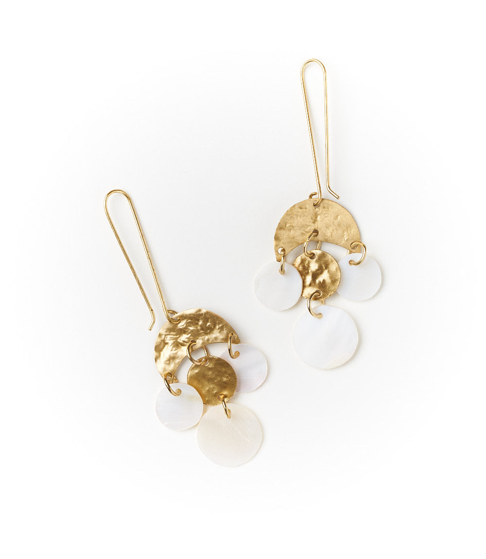 Rajani Earrings - Pearl Drop