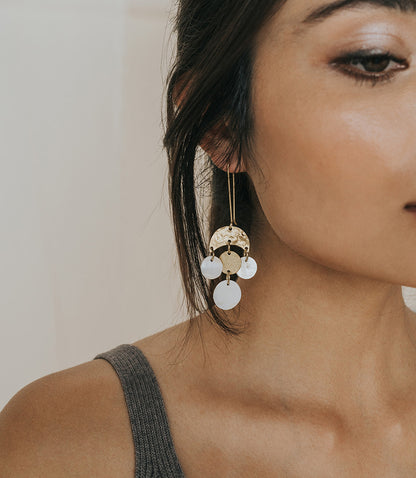 Rajani Earrings - Pearl Drop