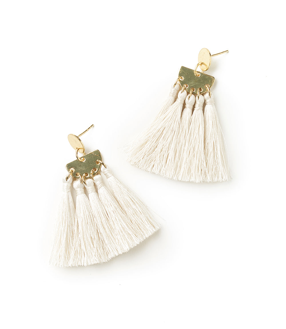 Danu Earrings - Lush Pearl