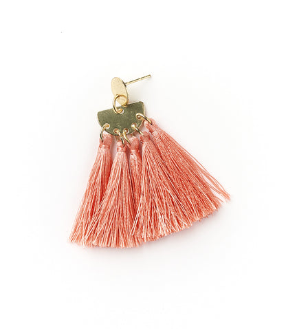 Danu Earrings - Lush Coral