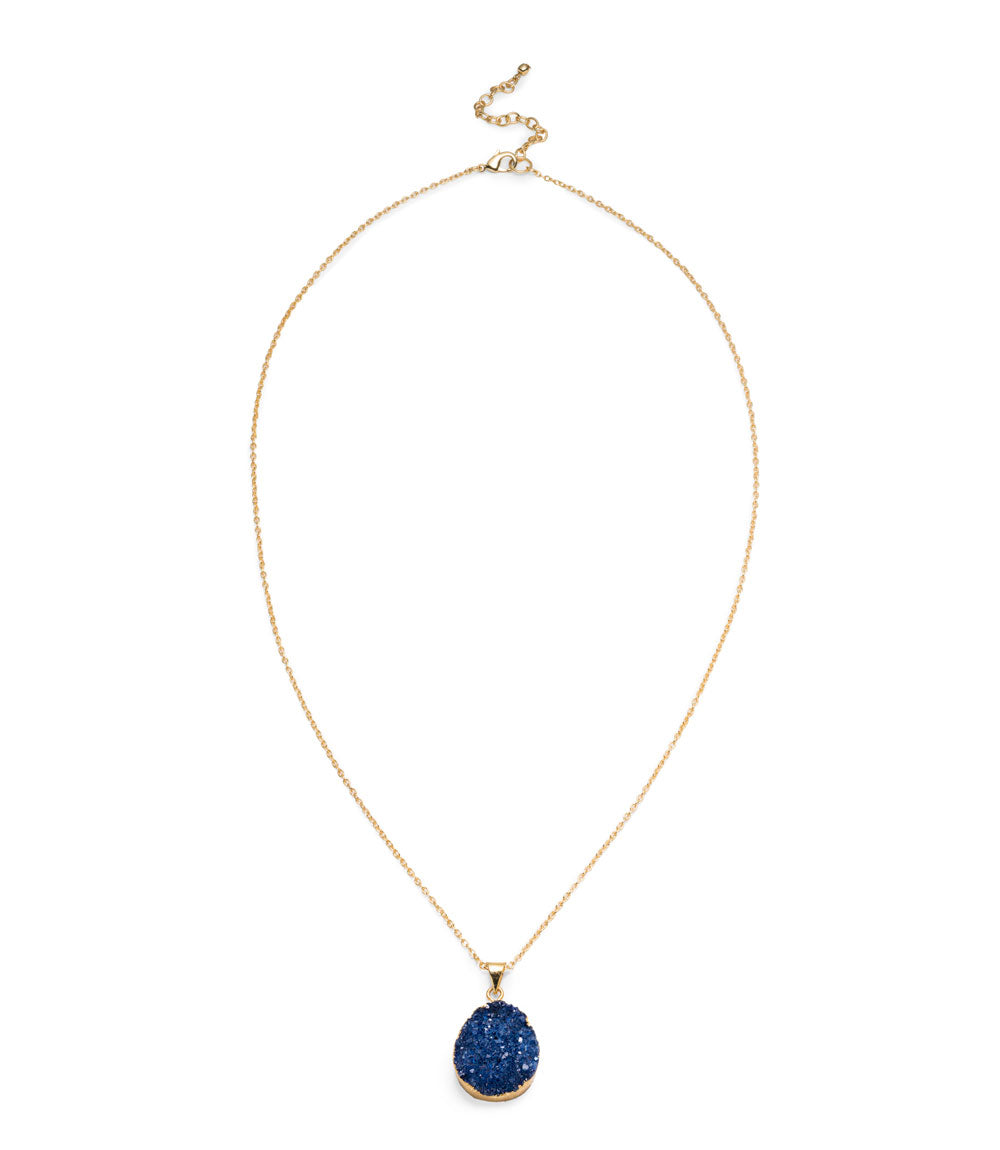 Rishima Druzy Drop Necklace