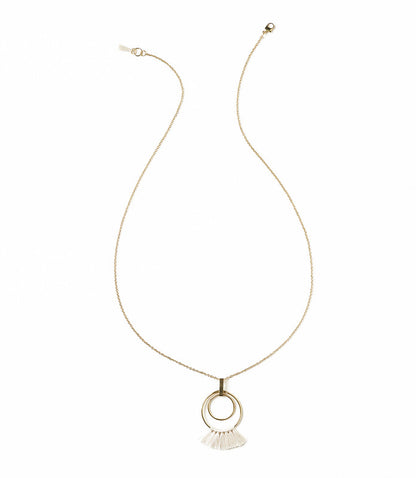 Danu Necklace - Pearl Hoop