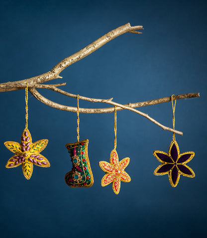 Embellished Flower Ornament