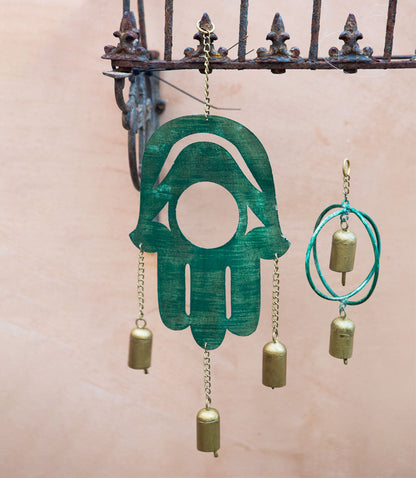 Hamsa Patina Chime