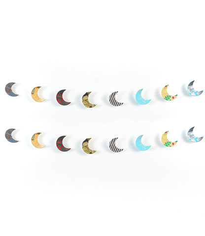 Metallic Cotton Moon Garland