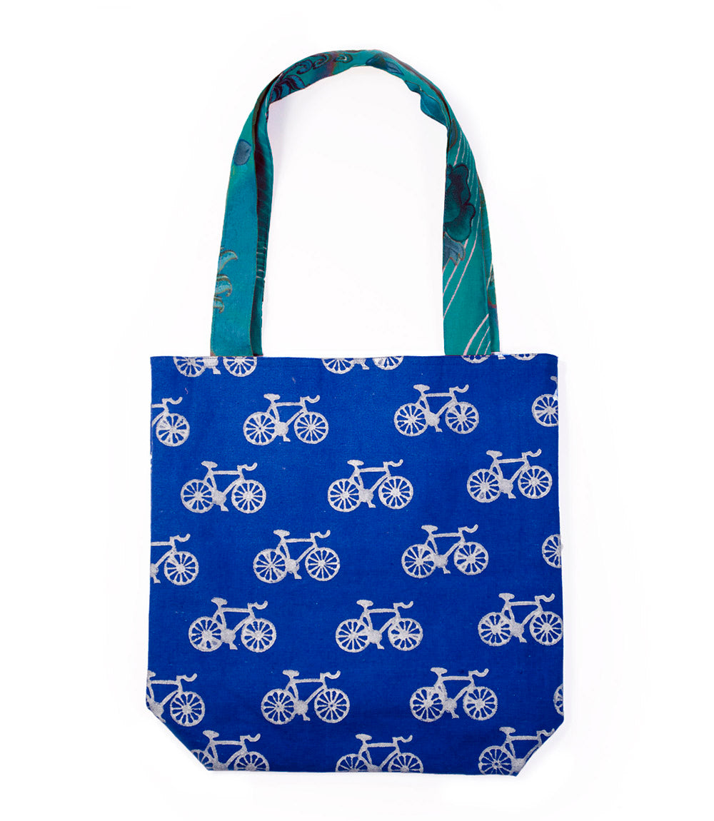 Metallic Print Tote