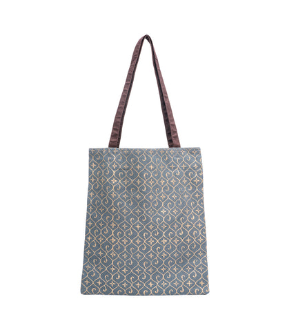 Shimmering Block Print Tote