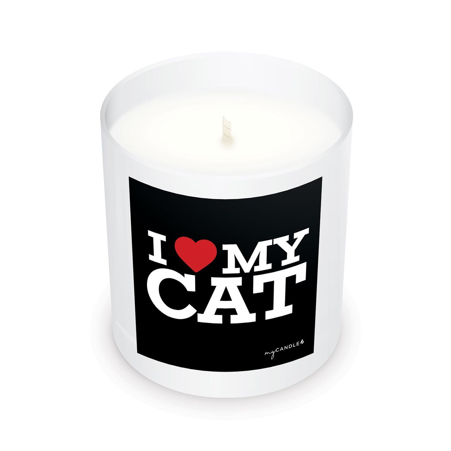 I Heart My Cat Candle