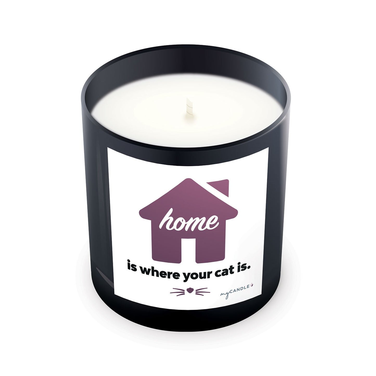 Home Is Where Your Cat Is Candle