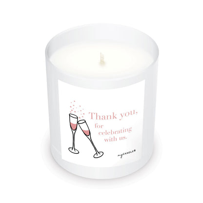 Thank You for Celebrating With Us Soy Wax Candle