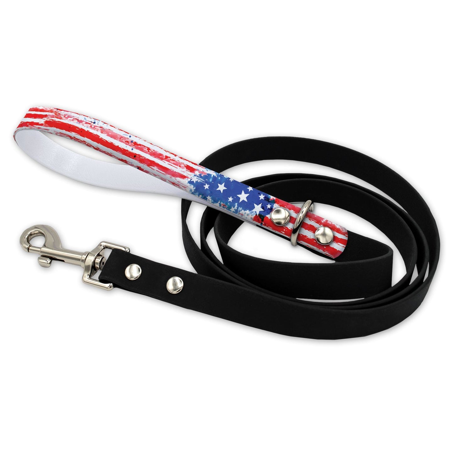 Vintage Americana Waterproof Leash With Silver Snap Hook