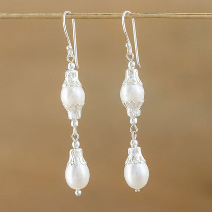 Clouds Freshwater Pearl Earrings