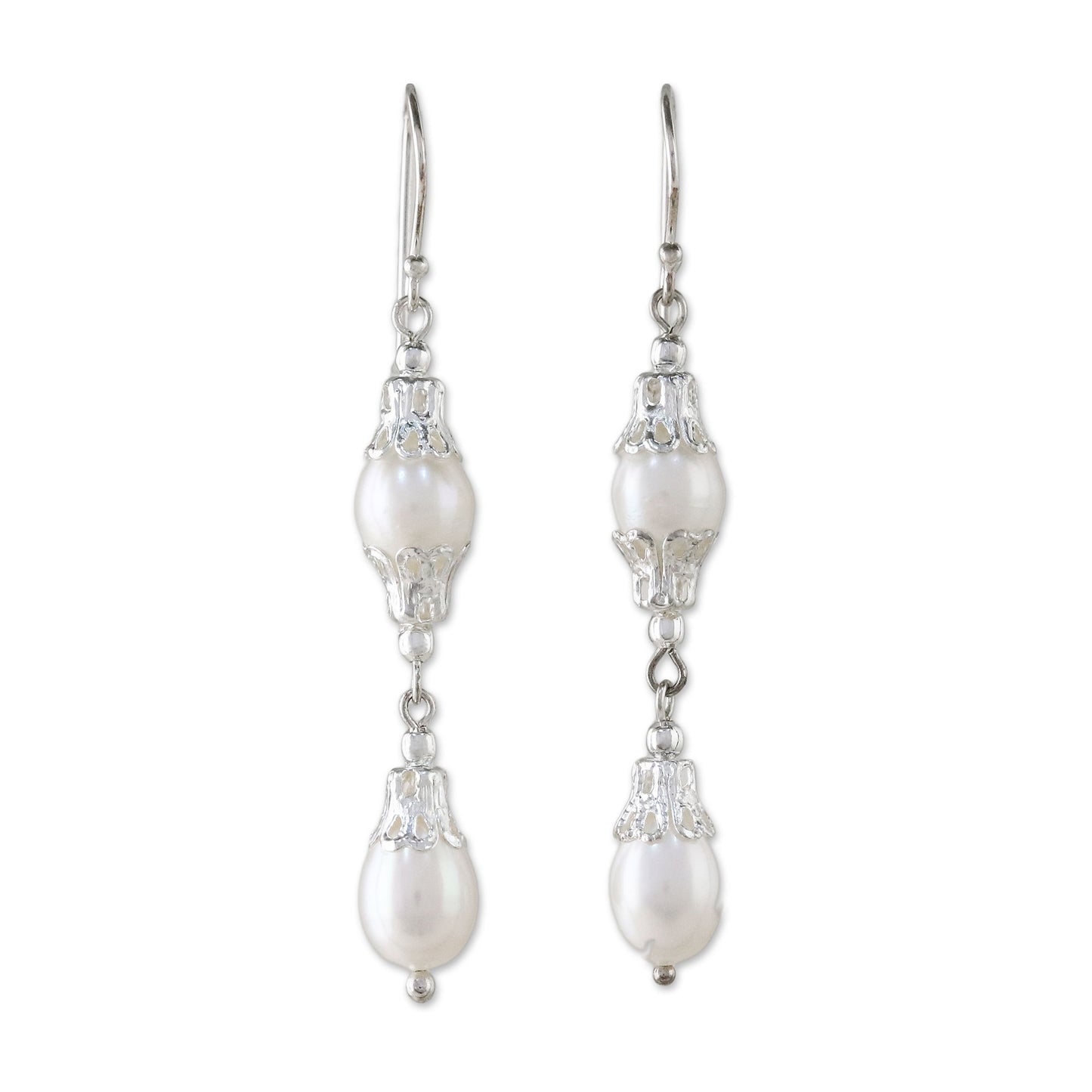 Clouds Freshwater Pearl Earrings