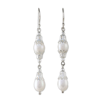 Clouds Freshwater Pearl Earrings