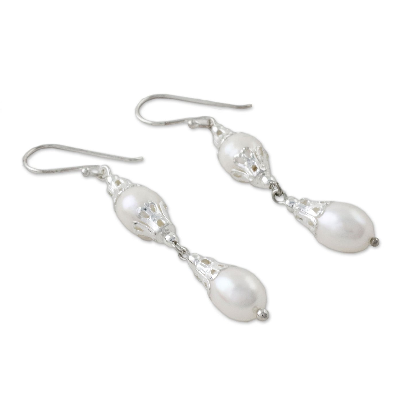 Clouds Freshwater Pearl Earrings