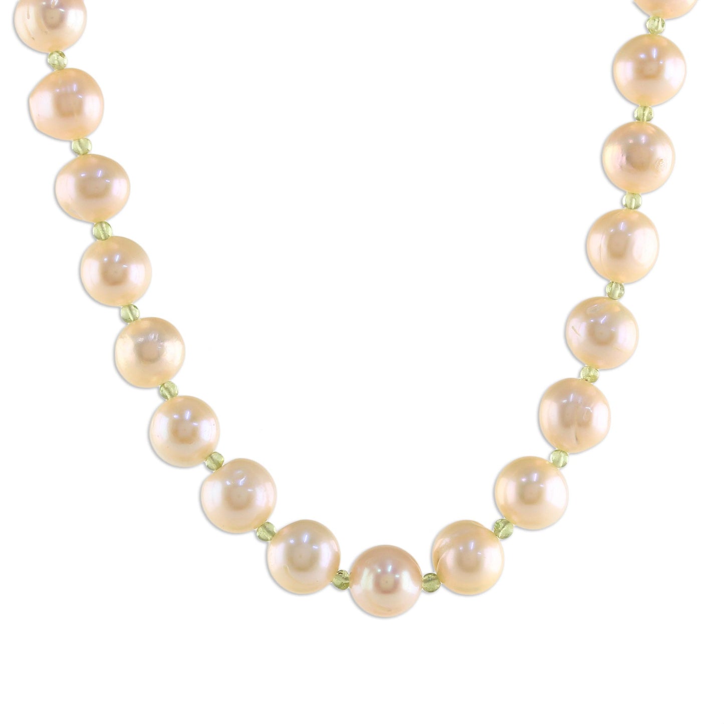 Pink Sea Breath Pearl Bridal Necklace