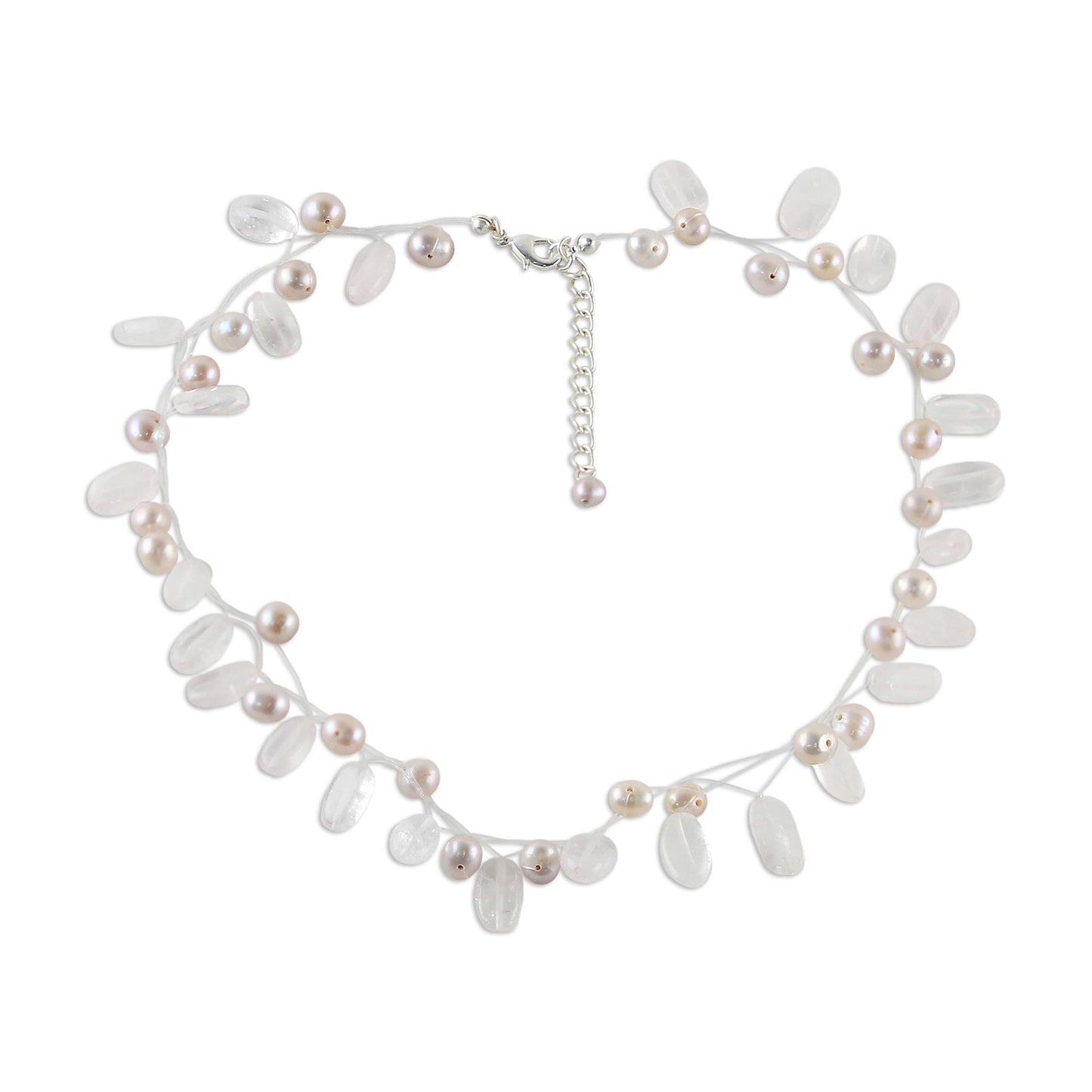 Ethereal Pearl Beaded Necklace