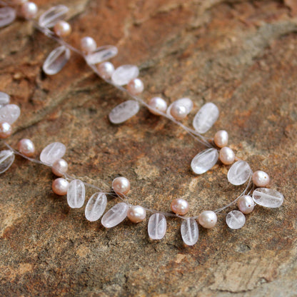 Ethereal Pearl Beaded Necklace