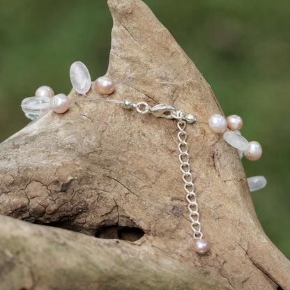 Ethereal Pearl Beaded Necklace