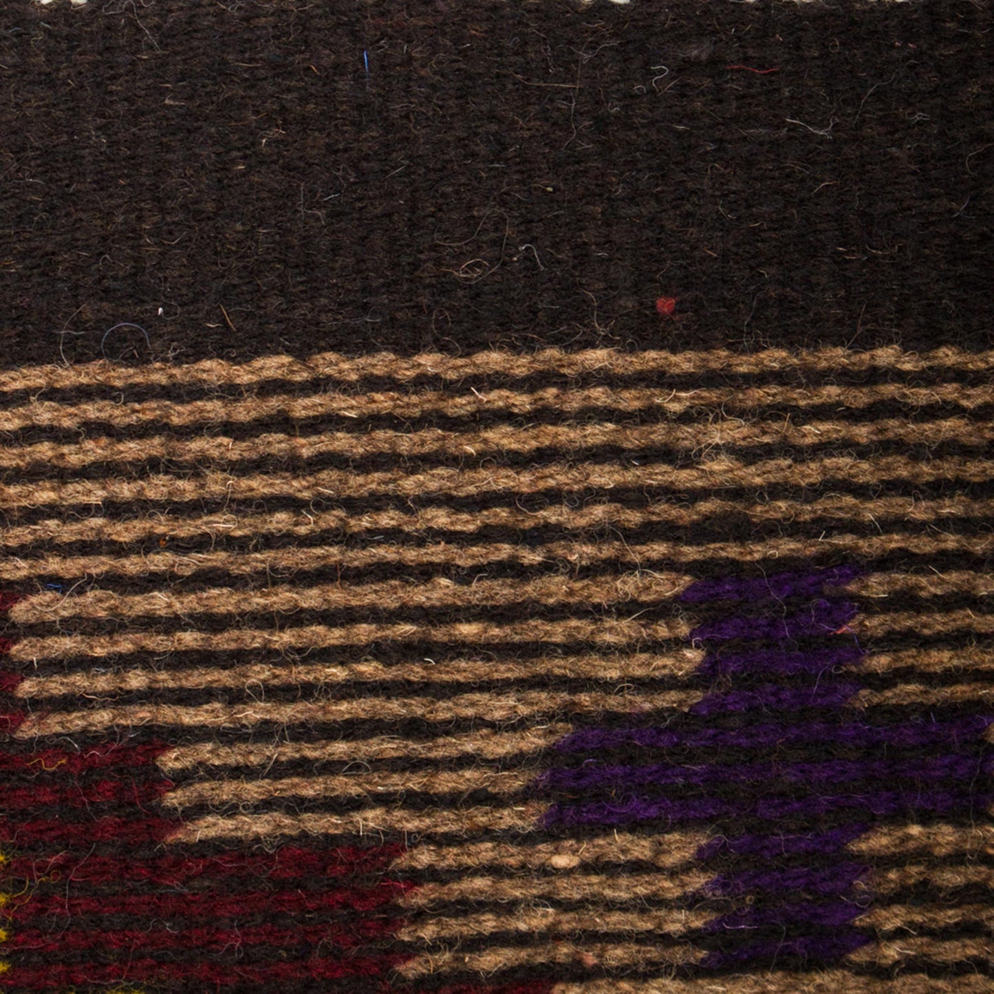 Stargazer Brown Zapotec Wool Area Rug