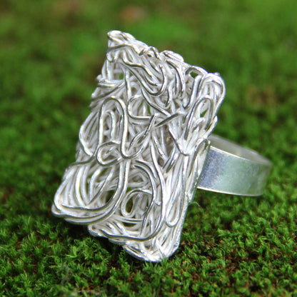 Energized Sterling Silver Cocktail Ring